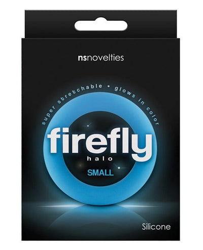 NS Novelties Firefly Halo Cockring Blue / Small Penis Toys