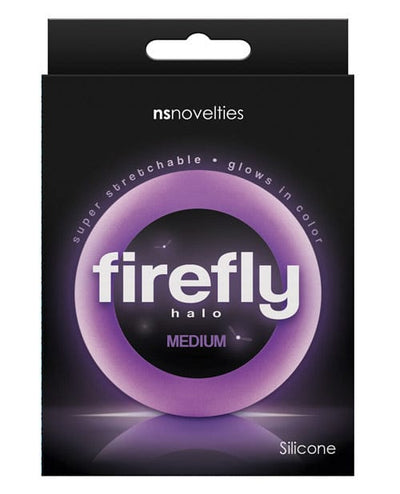 NS Novelties Firefly Halo Cockring Purple / Medium Penis Toys