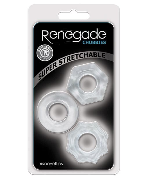 NS Novelties Renegade Chubbies 3 Pack Clear Penis Toys
