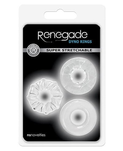 NS Novelties Renegade Dyno Rings Clear Penis Toys