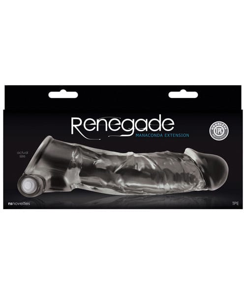 NS Novelties Renegade Manaconda Extension - Clear Penis Toys