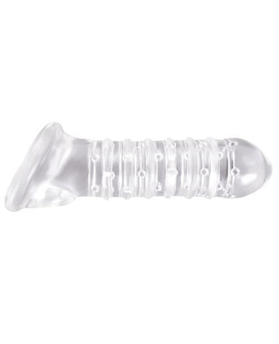 NS Novelties Renegade Ribbed Sleeve - Clear Penis Toys