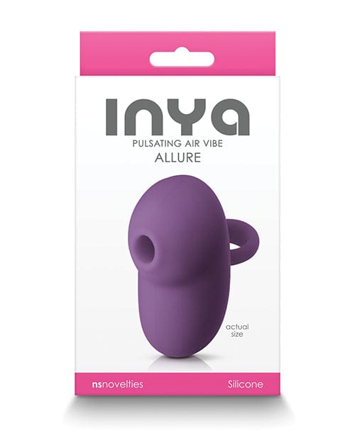 NS Novelties INYA Allure Pulsating Air Vibe Dark Purple Vibrators