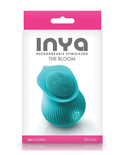 NS Novelties INYA The Bloom Rechargeable Tickle Vibe Teal Vibrators