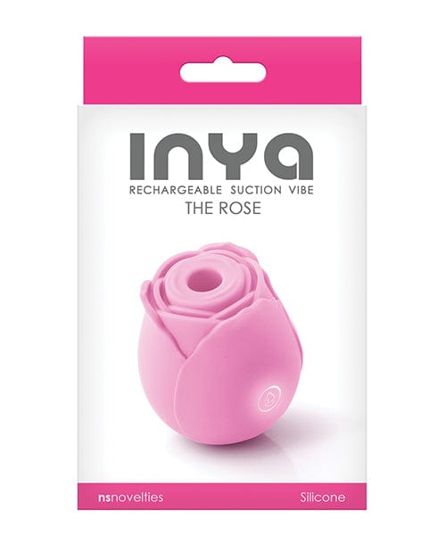 NS Novelties INYA The Rose Rechargeable Suction Vibe Pink Vibrators