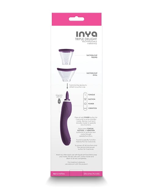 NS Novelties INYA Triple Delight Vibrators