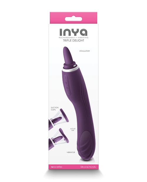 NS Novelties INYA Triple Delight Purple Vibrators