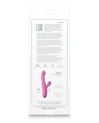 NS Novelties Luxe Nova Thrusting & Throbbing Stimulator Vibrators