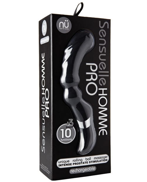 Nu Sensuelle Nu Sensuelle Homme Rechargeable Prostate Massager - Black Anal Toys