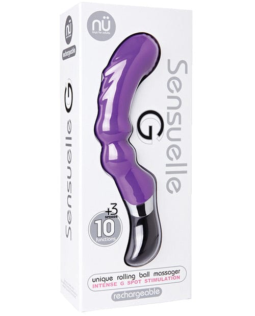 Nu Sensuelle Nu Sensuelle G Unique Rolling Ball Rechargeable Massager - Purple Vibrators