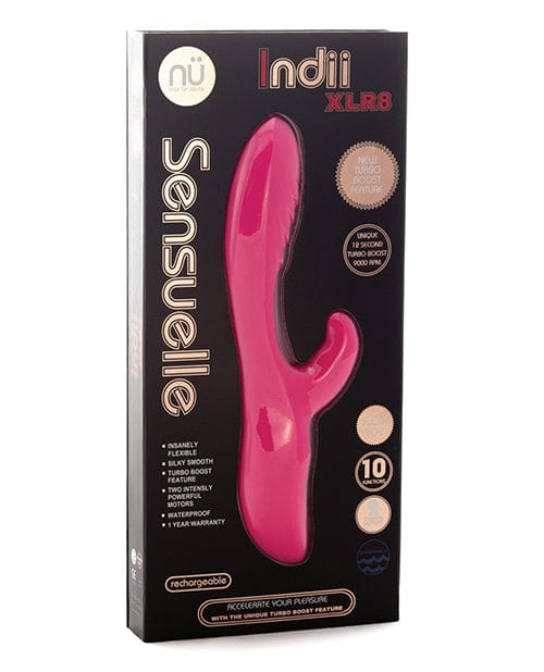 Nu Sensuelle Nu Sensuelle Indii Rabbit XLr8 Turbo Boost - Pink Vibrators