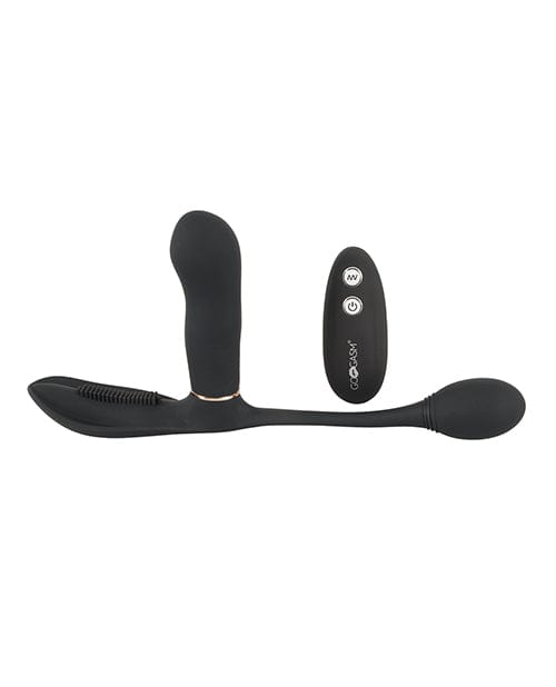 Orion Versand Gmbh &amp; Co Gogasm Pussy &amp; Ass Vibrator - Black Vibrators