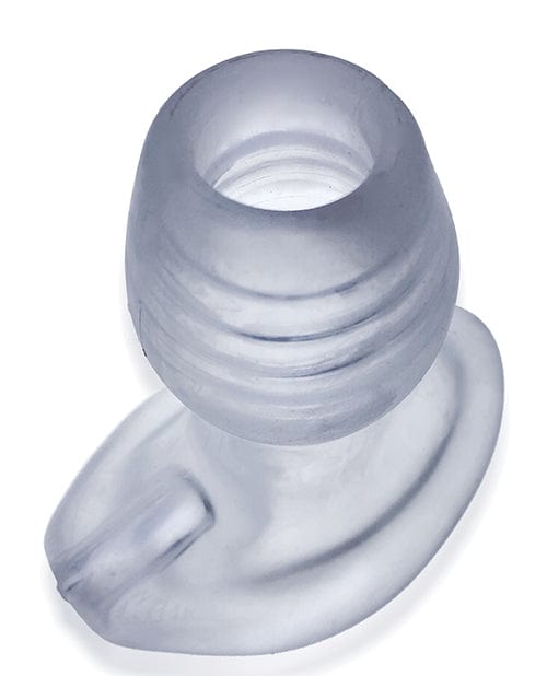 OXBALLS Oxballs Glowhole 1 Hollow Buttplug with LED Insert Small - Clear Anal Toys