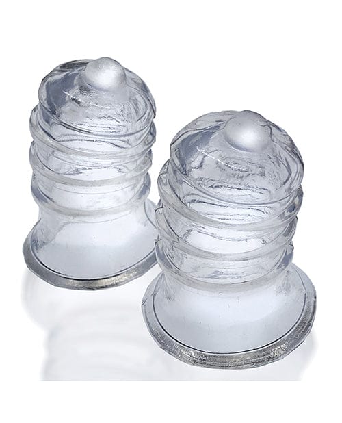 OXBALLS Hunky Junk Elong Nipsuckers Clear Kink &amp; BDSM