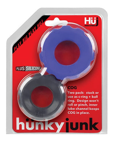 OXBALLS Hunky Junk Cog Ring 2 Size Double Pack Penis Toys