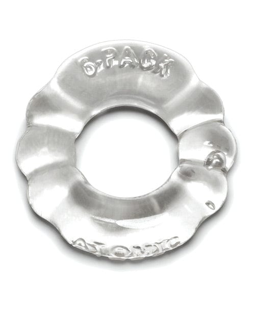 OXBALLS OXBALLS Atomic Jock 6-pack Shaped Cockring Clear Penis Toys