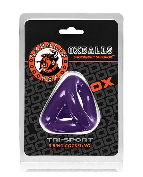 OXBALLS Oxballs Tri Sport Cocksling - Eggplant Penis Toys