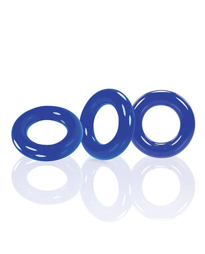 OXBALLS Oxballs Willy Rings - Blue Pack Of 3 Penis Toys