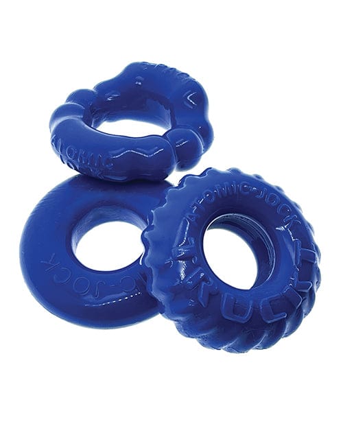 OXBALLS Oxballs Bonemaker 3 Pack Cockring Kit Pool Blue Sale