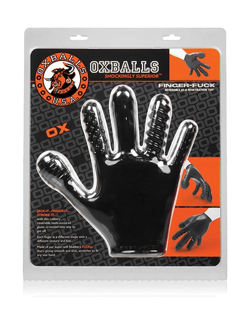 OXBALLS Oxballs Finger Fuck Glove - Black Vibrators