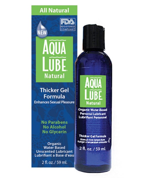Paradise Marketing Aqua Lube Natural 4 Oz Bottle 2 oz Lubes