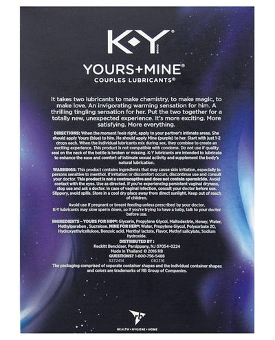 Paradise Marketing K-y Yours & Mine Gift Set Lubes
