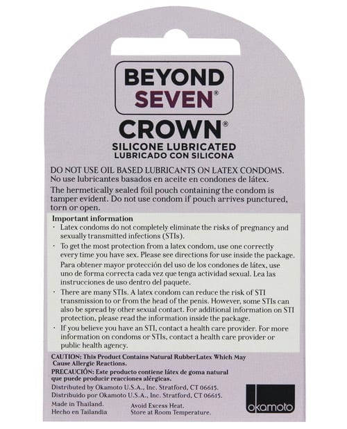 Paradise Marketing Crown Lubricated Condoms 3 Box More