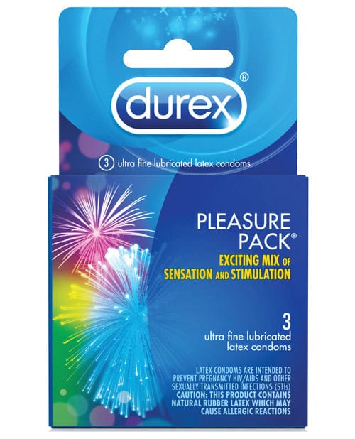 Paradise Marketing Durex Condom Pleasure Pack - Box Of 3 More