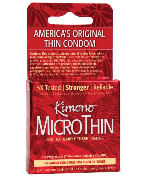 Paradise Marketing Kimono Micro Thin Condom 3 More