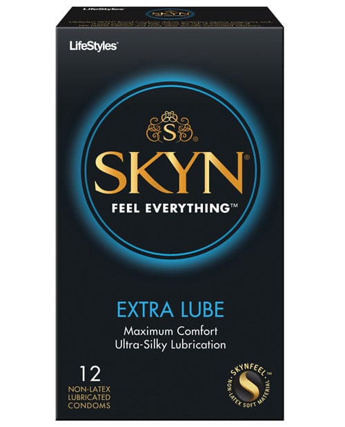 Paradise Marketing Lifestyles Skyn Extra Lubricated Condoms - Box Of 12 More