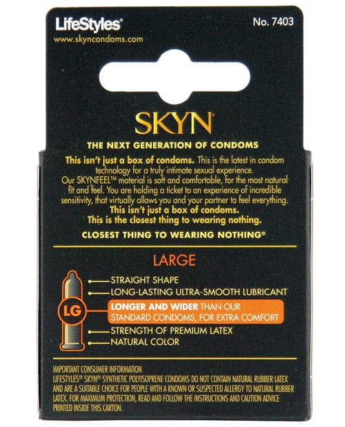 Paradise Marketing Lifestyles Skyn Large Non-latex More
