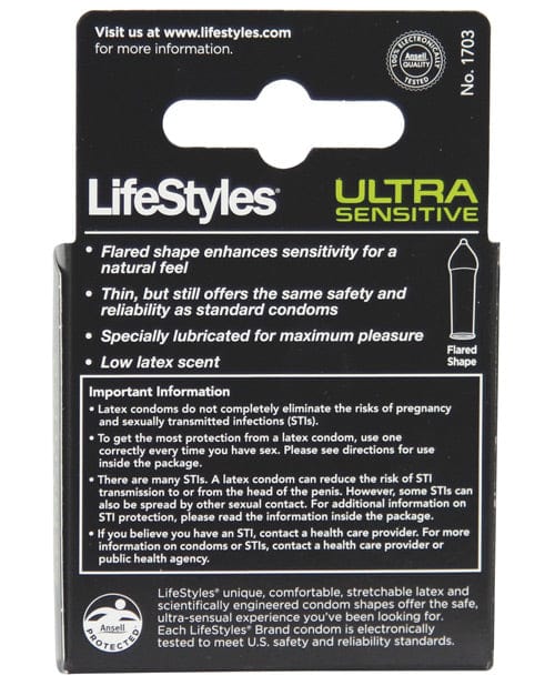 Paradise Marketing Lifestyles Ultra Sensitive - Box Of 3 More