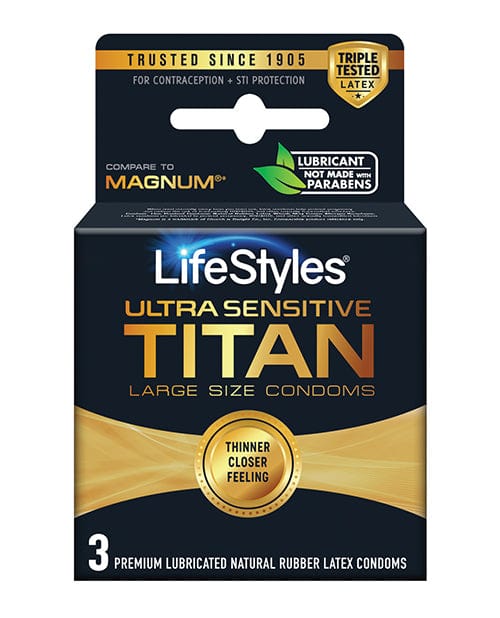 Paradise Marketing Lifestyles Ultra Sensitive Titan - Pack Of 3 More