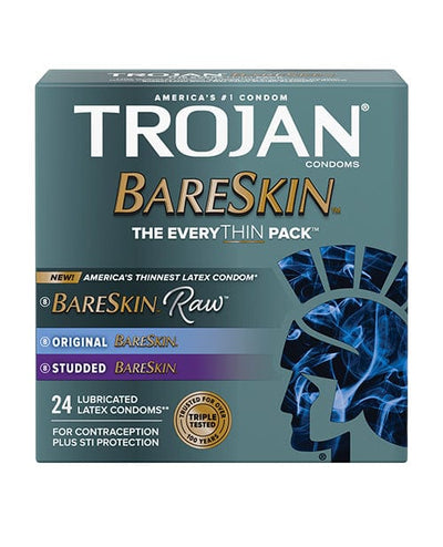 Paradise Marketing Trojan Bareskin Everythin Condom - Variety Pack Of 24 More