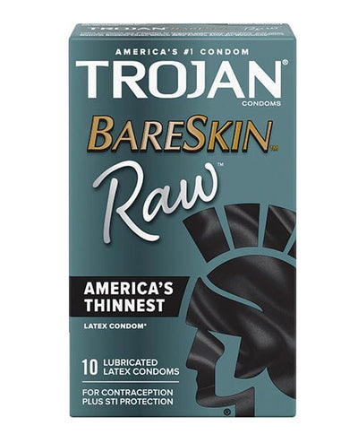 Paradise Marketing Trojan Bareskin Raw Condom - Pack Of 10 More