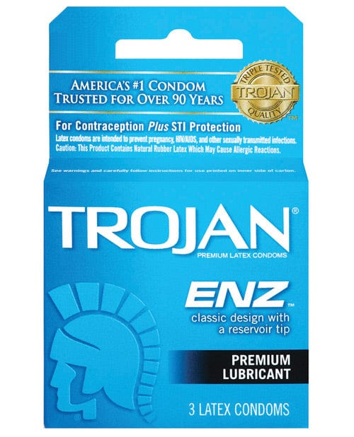 Paradise Marketing Trojan Enz Lubricated Condoms 3 More