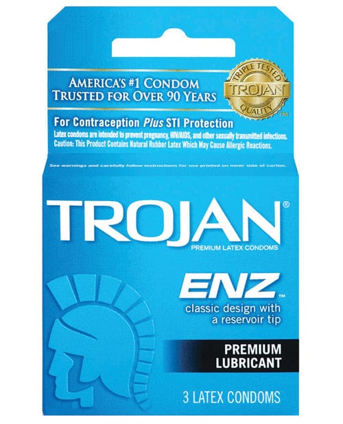 Paradise Marketing Trojan Enz Lubricated Condoms 3 More