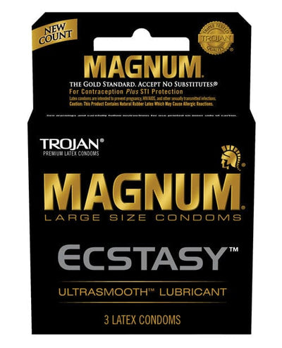 Paradise Marketing Trojan Magnum Ecstasy Condoms 3 More