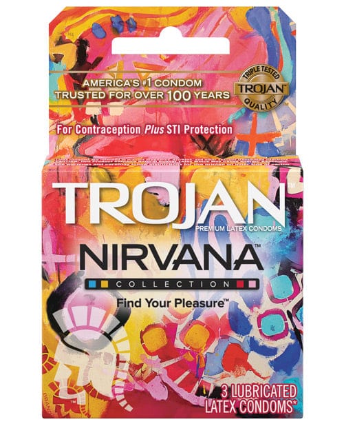 Paradise Marketing Trojan Nirvana Condom - Pack Of 3 More