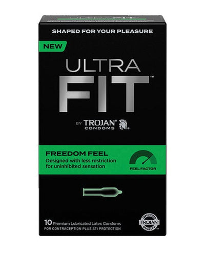 Paradise Marketing Trojan Ultrafit Freedom Feel Condom - Pack Of 10 More