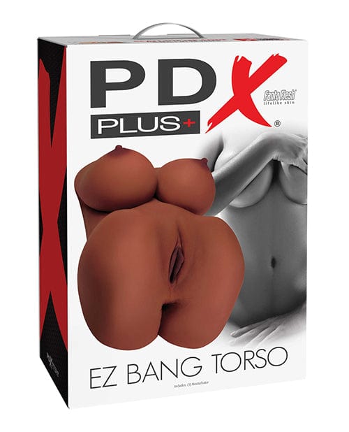 Pdx Brands Pdx Plus Ez Bang Torso Brown Penis Toys