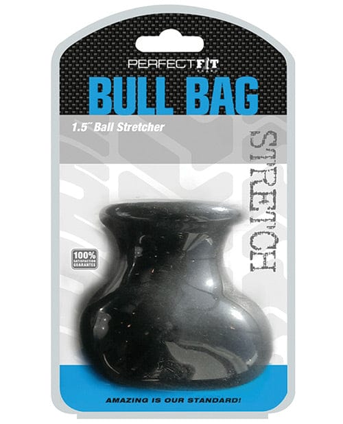 Perfect Fit Brand Perfect Fit Bull Bag Ball Stretcher Black / 1.5" Penis Toys