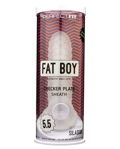 Perfect Fit Brand Perfect Fit Fat Boy Checker Plate Sheath 5.5" Penis Toys