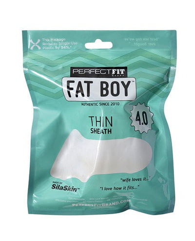 Perfect Fit Brand Perfect Fit Fat Boy Thin 4.0 - Clear Penis Toys