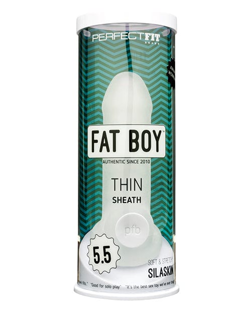Perfect Fit Brand Perfect Fit Fat Boy Thin 5.0" - Clear Penis Toys