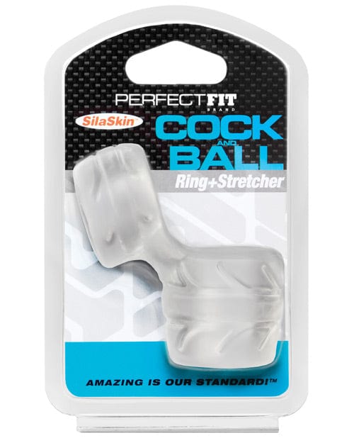 Perfect Fit Brand Perfect Fit SilaSkin Cock &amp; Ball Ring Clear Penis Toys