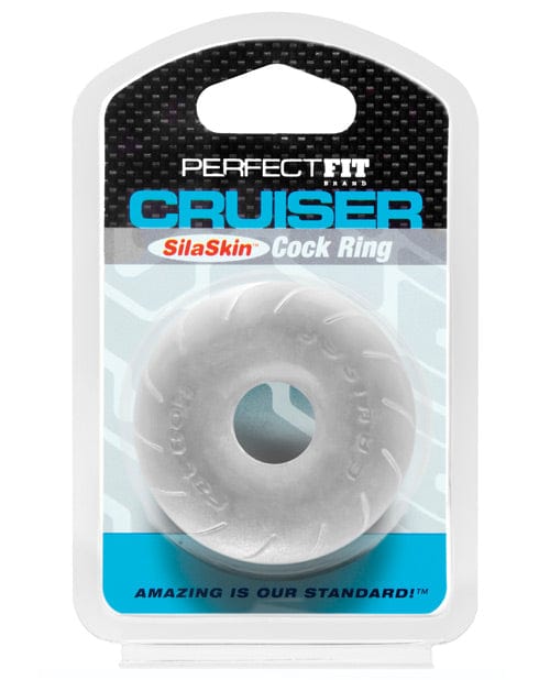 Perfect Fit Brand Perfect Fit SilaSkin Cruiser Ring Opaque White Penis Toys