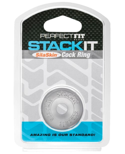 Perfect Fit Brand Perfect Fit Stackit Cock Ring Clear Penis Toys