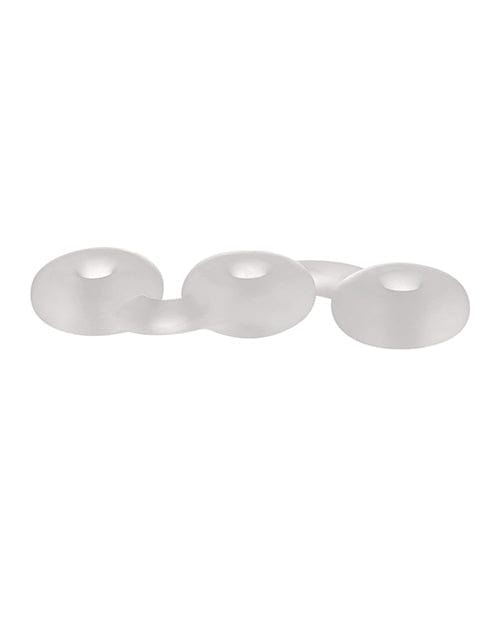 Perfect Fit Brand Perfect Fit Triple Donut Ring - Clear Penis Toys