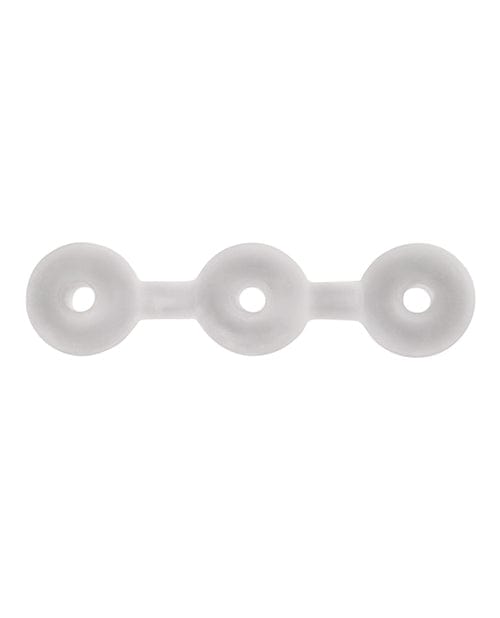 Perfect Fit Brand Perfect Fit Triple Donut Ring - Clear Penis Toys